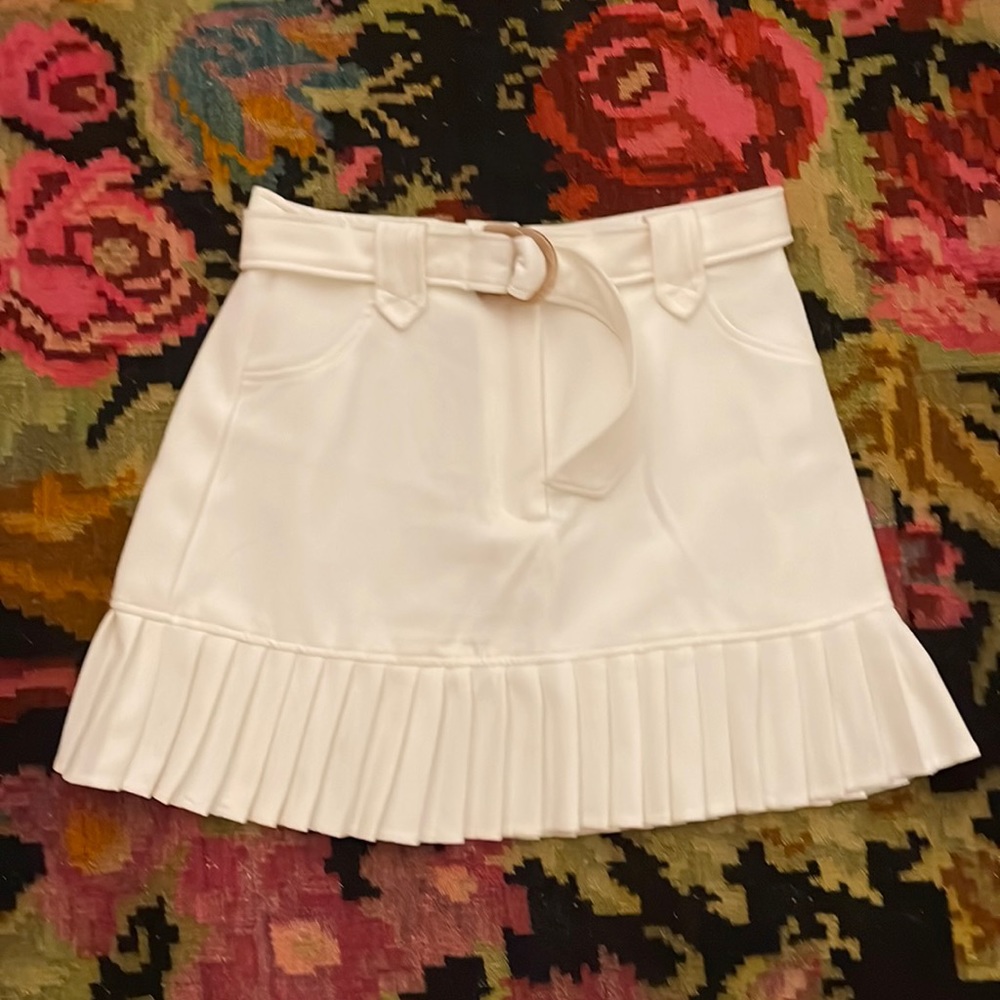 Pleated Mini Skirt